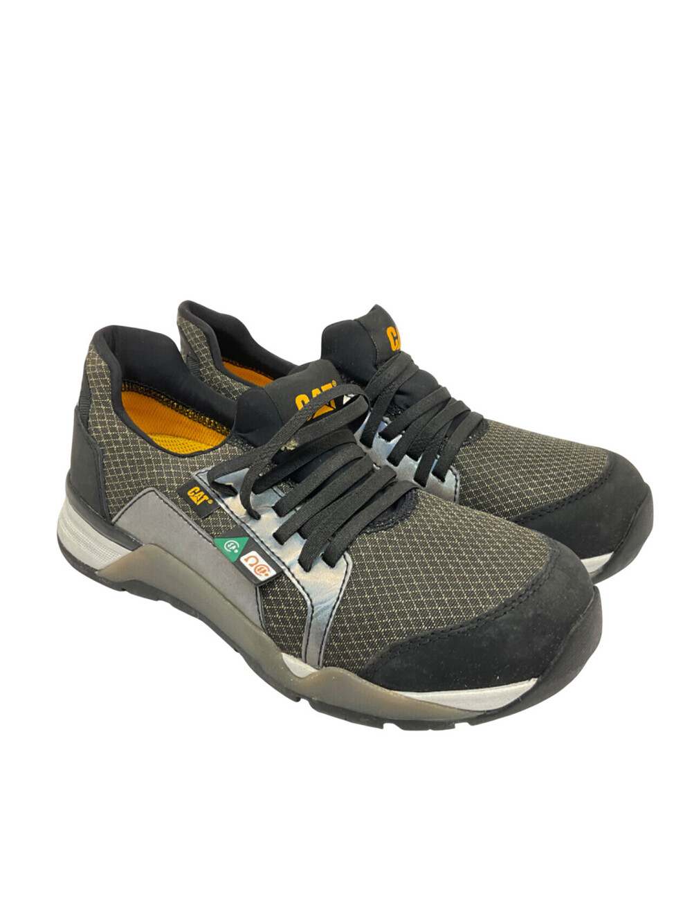 Caterpillar Women’s Low-Cut Sprint Textile Alloy Toe Work Shoes Grey Size 6.5W